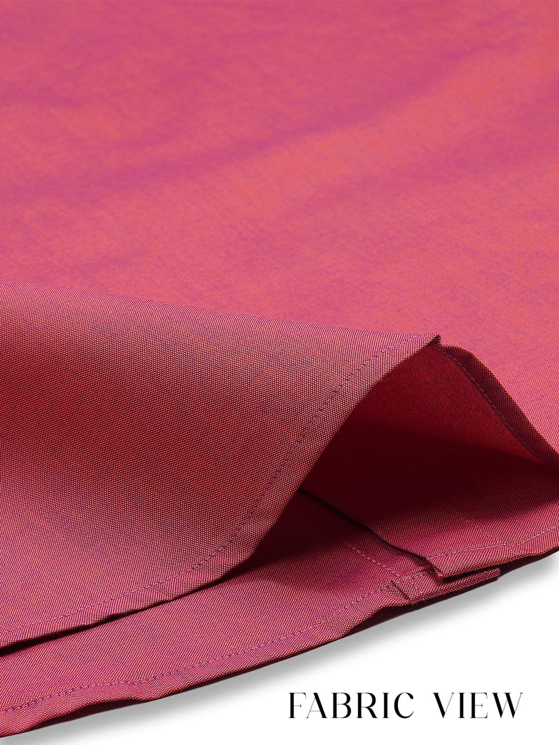 Karna Slim Fit Colour Shirt - Deep Carmine