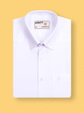 Amarjothi Wrinkle free Solid White Regular Fit Shirt