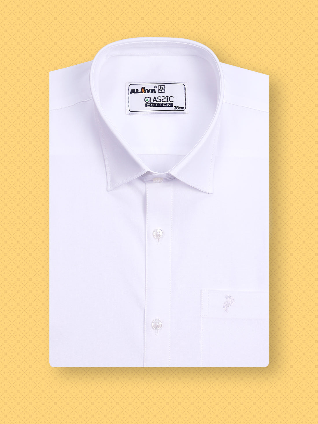 100% Cotton White Shirt alaya cotton