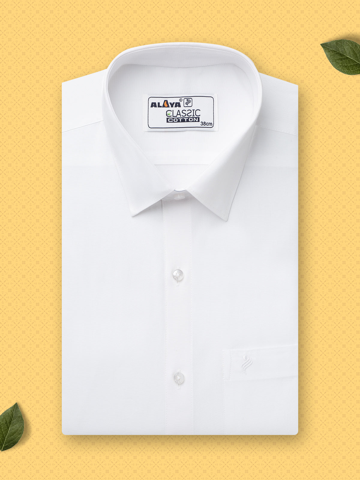 alaya cotton 100% Cotton White Shirt