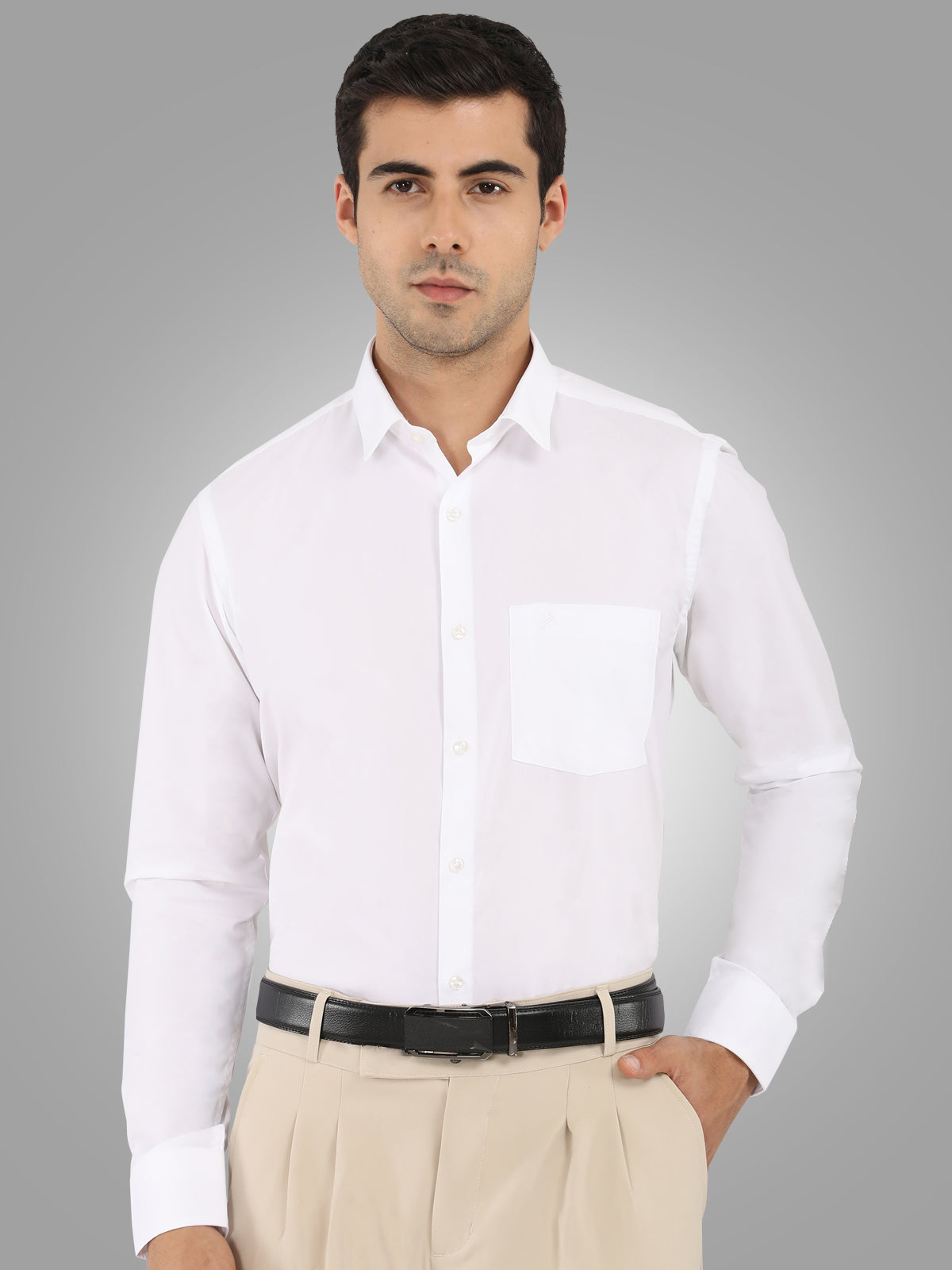 Shop Office Wear White Formal Shirt for Men Online