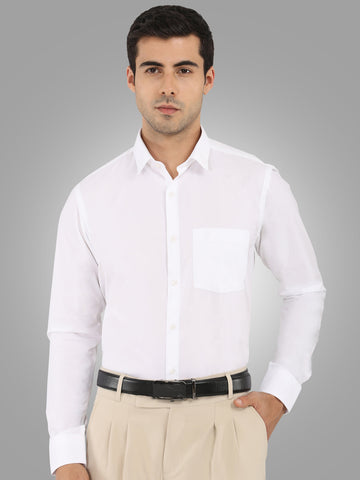 Shop Office Wear White Formal Shirt for Men Online