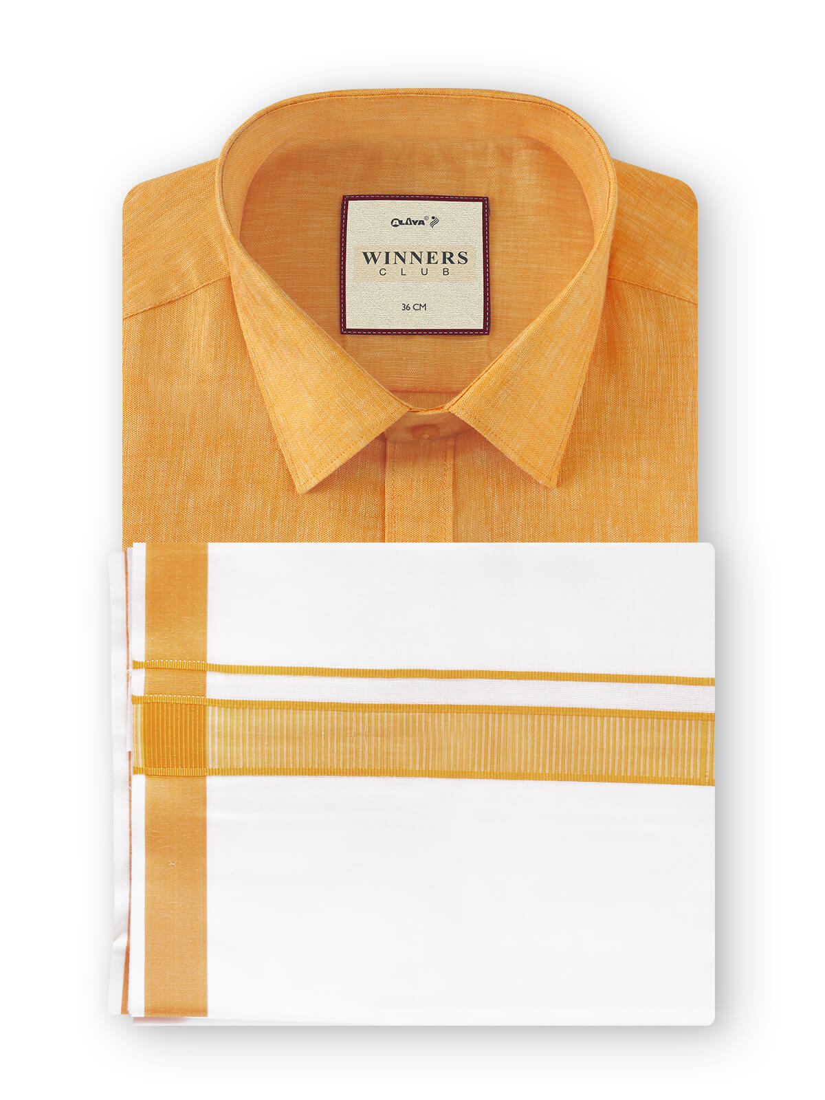 Colour shirt & Fancy Border Dhoti