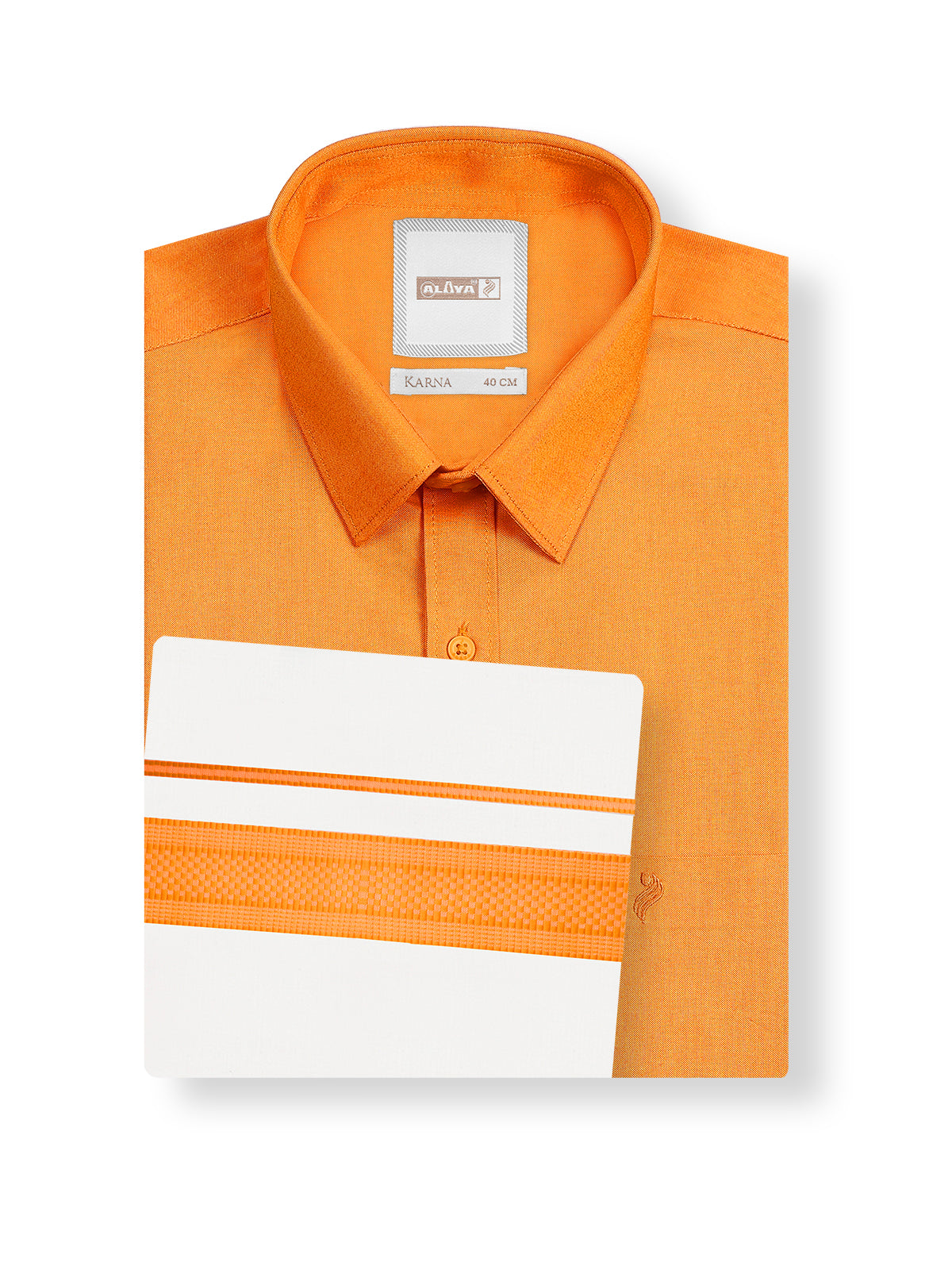 Shop Orange Colour Matching Dhoti and Shirt Set Online