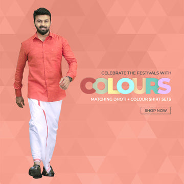 Matching dhoti and shirt set