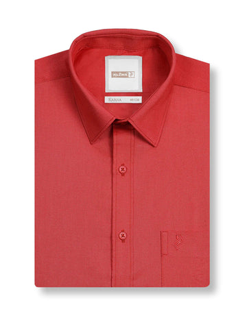 red colour shirt