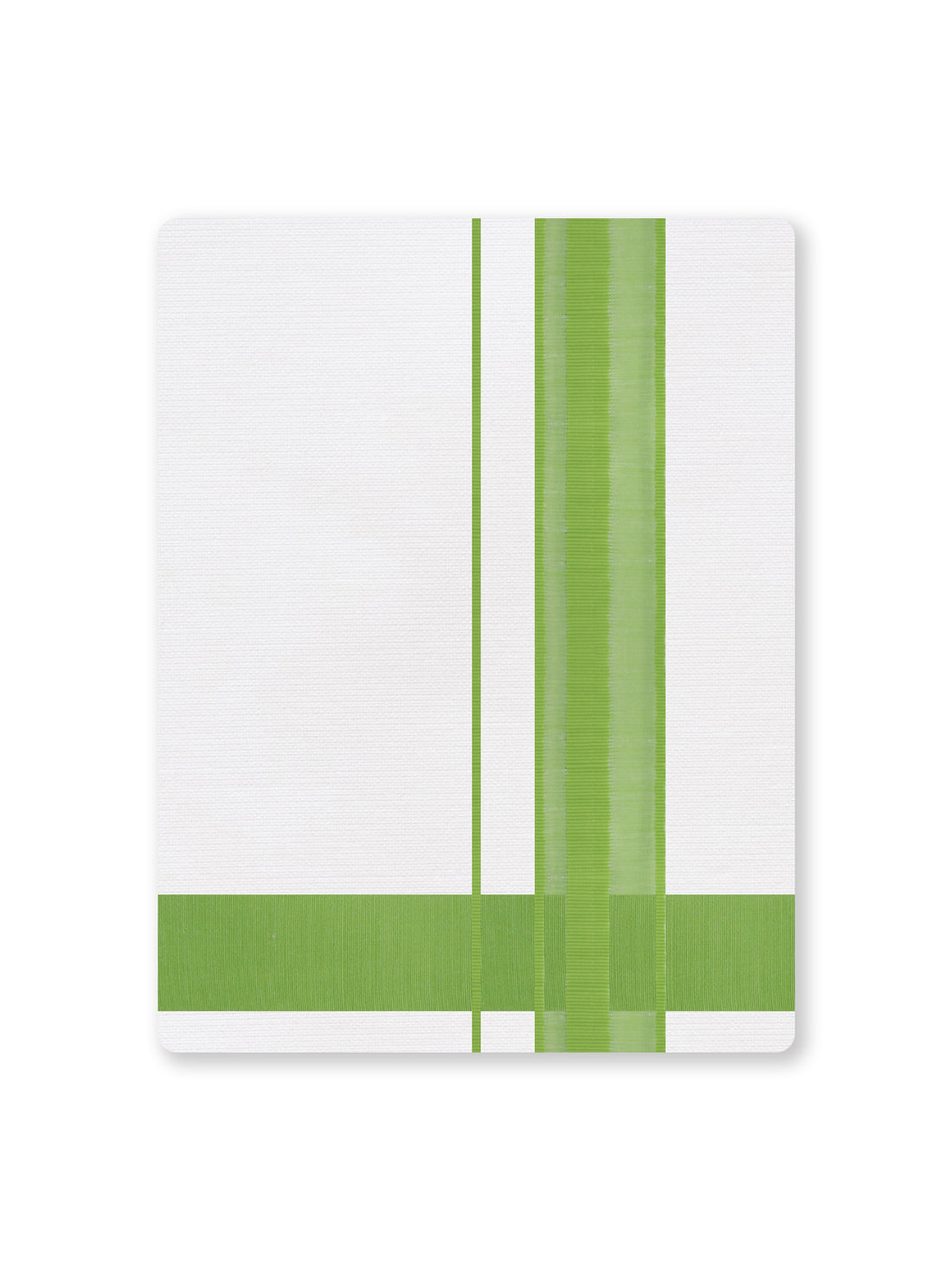 Anicham Green Fancy Border Double Dhoti for Men - 3.70 Mtr
