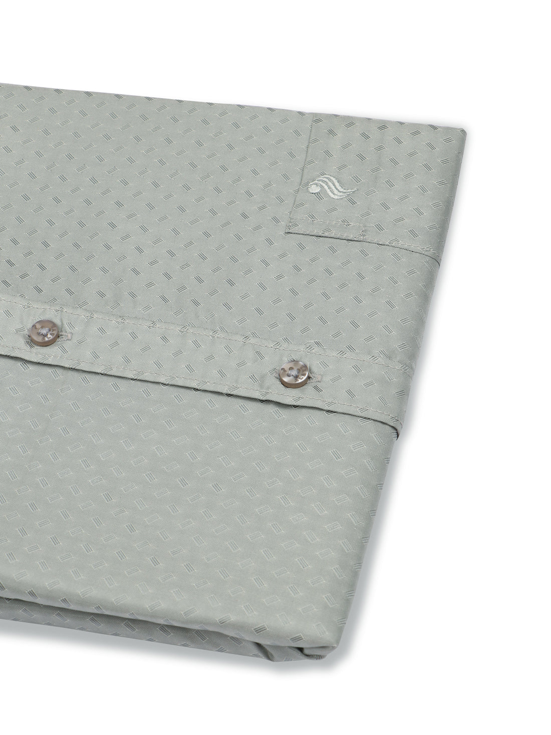 Navodhaya Dhoti & Shirt Combo - Pastel Grey