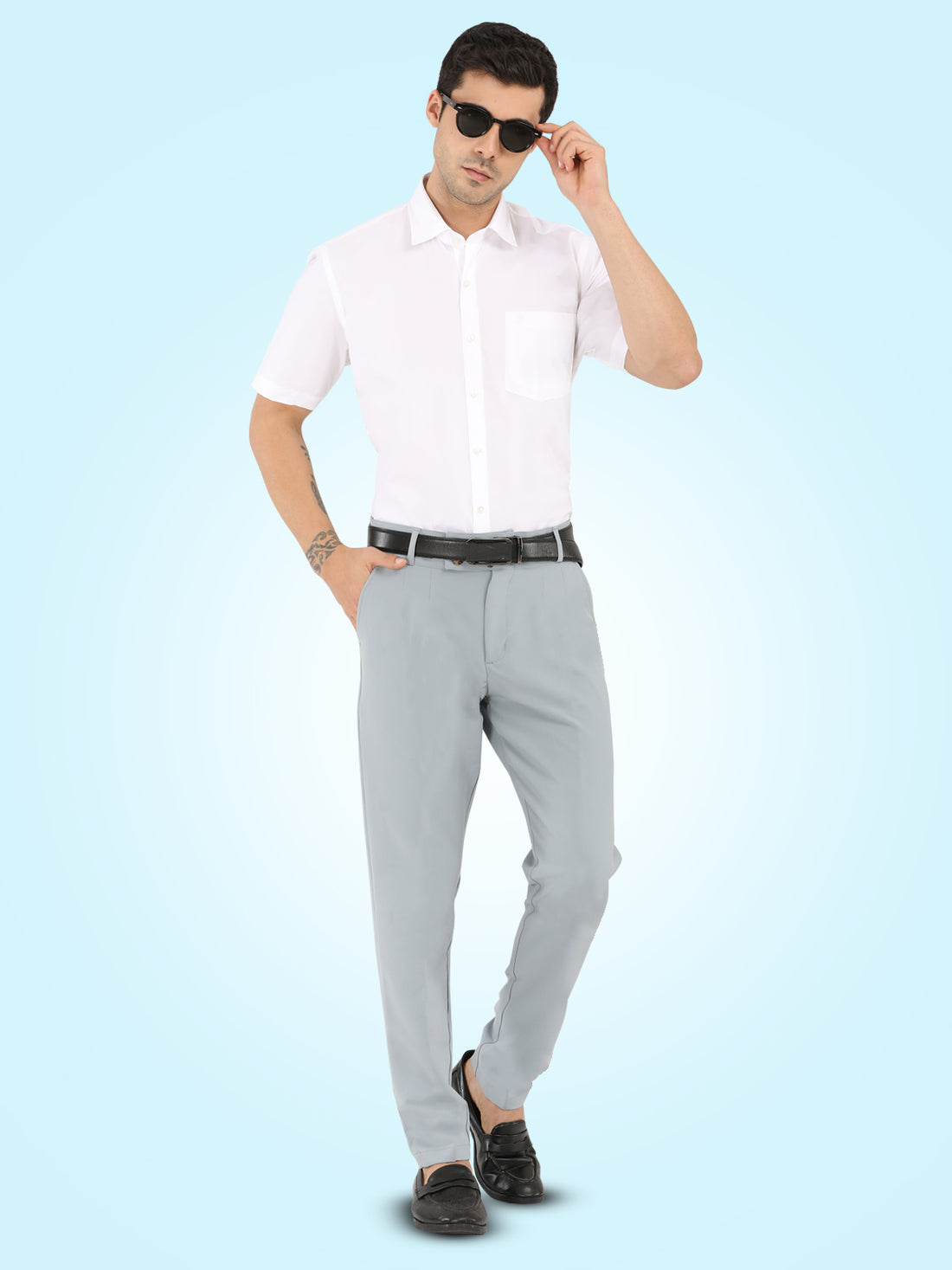 Office Wear White Formal Shirt - Combo