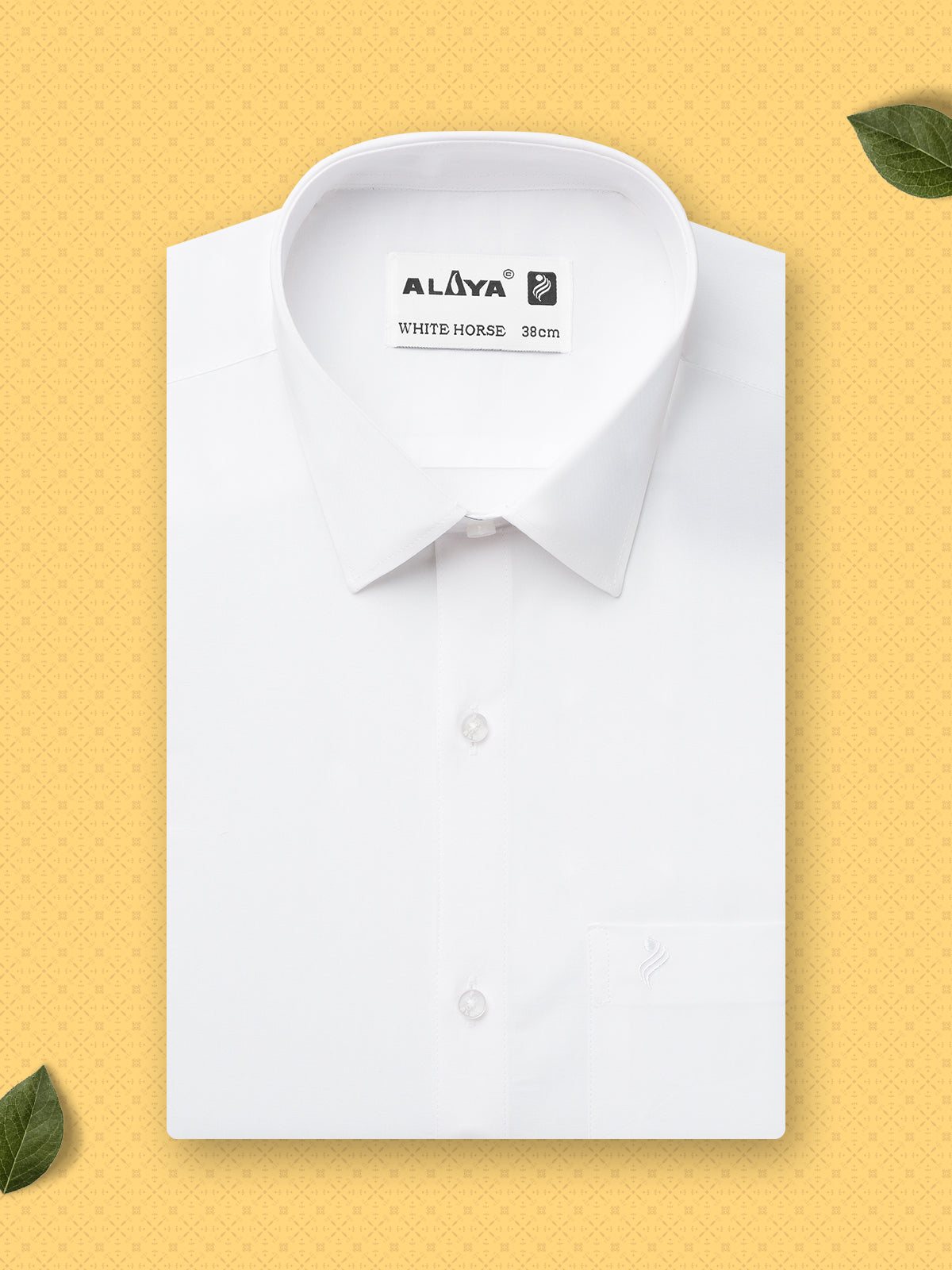 White Horse 100% Cotton Regular Fit Shirt