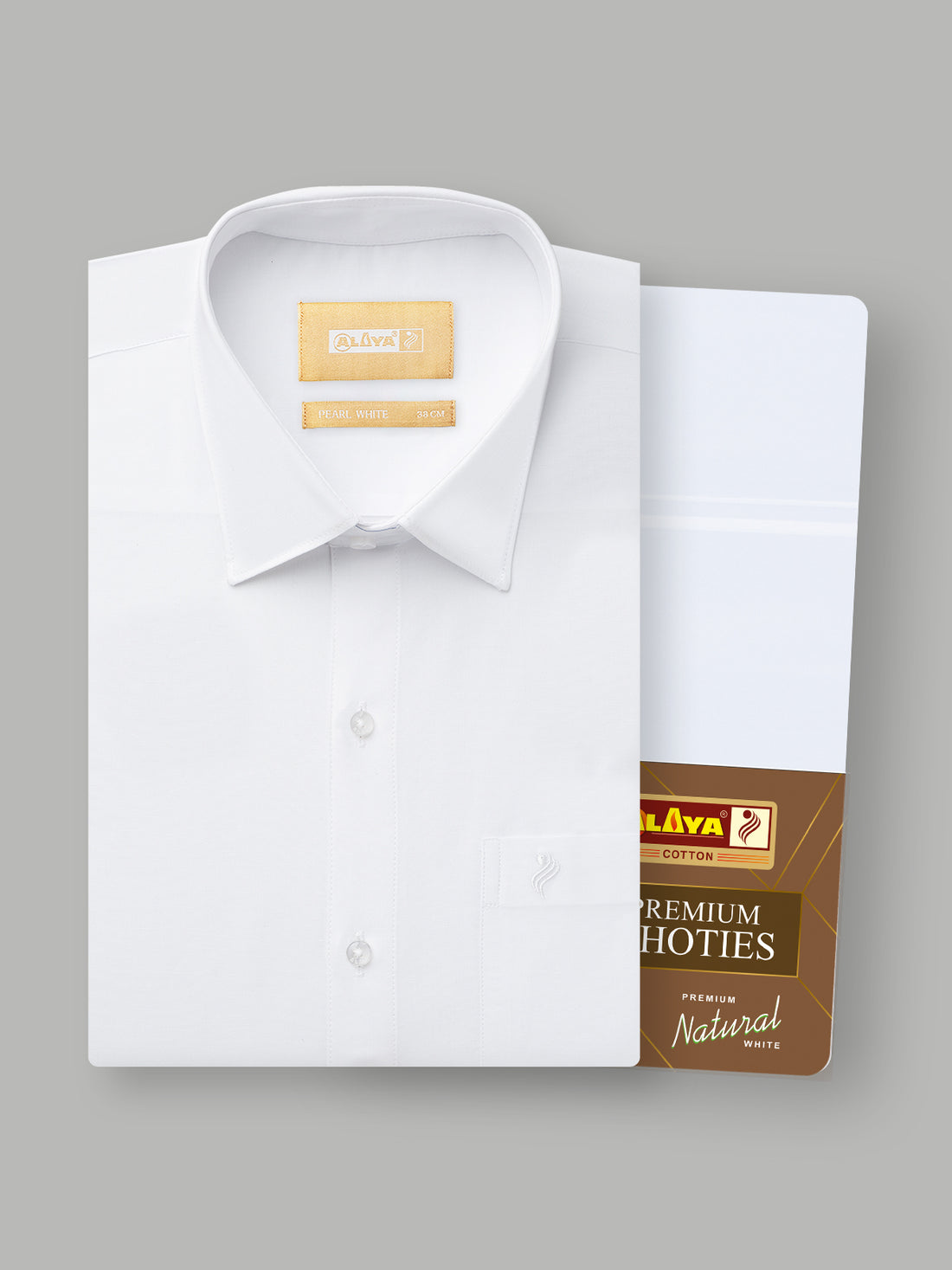 Rajalaya White Shirt & Paramas Dhoti 2.0 Mtr