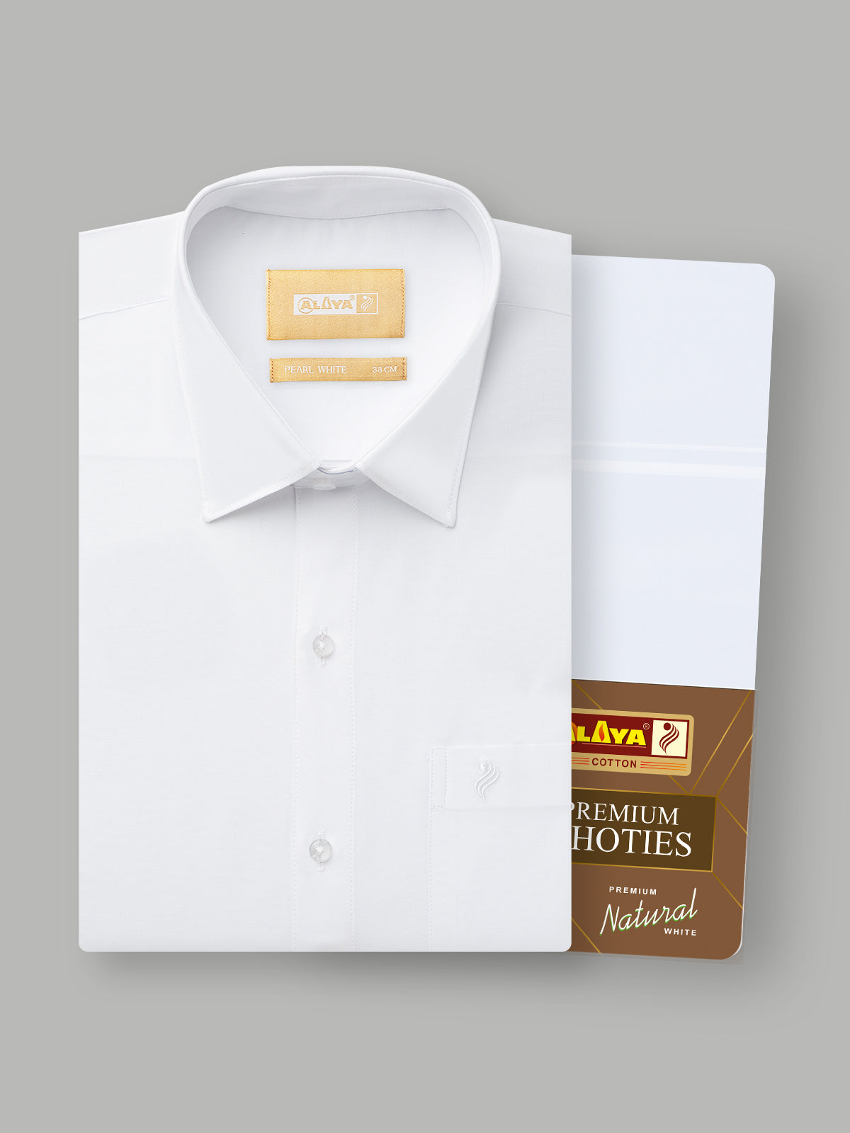Rajalaya White Shirt & Paramas Dhoti 2.0 Mtr