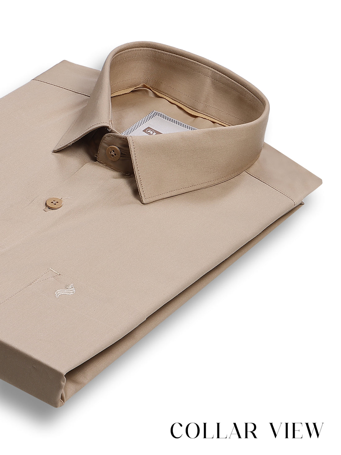 Carnival Best Casual Slim Fit Colour Shirt - Dairy Cream