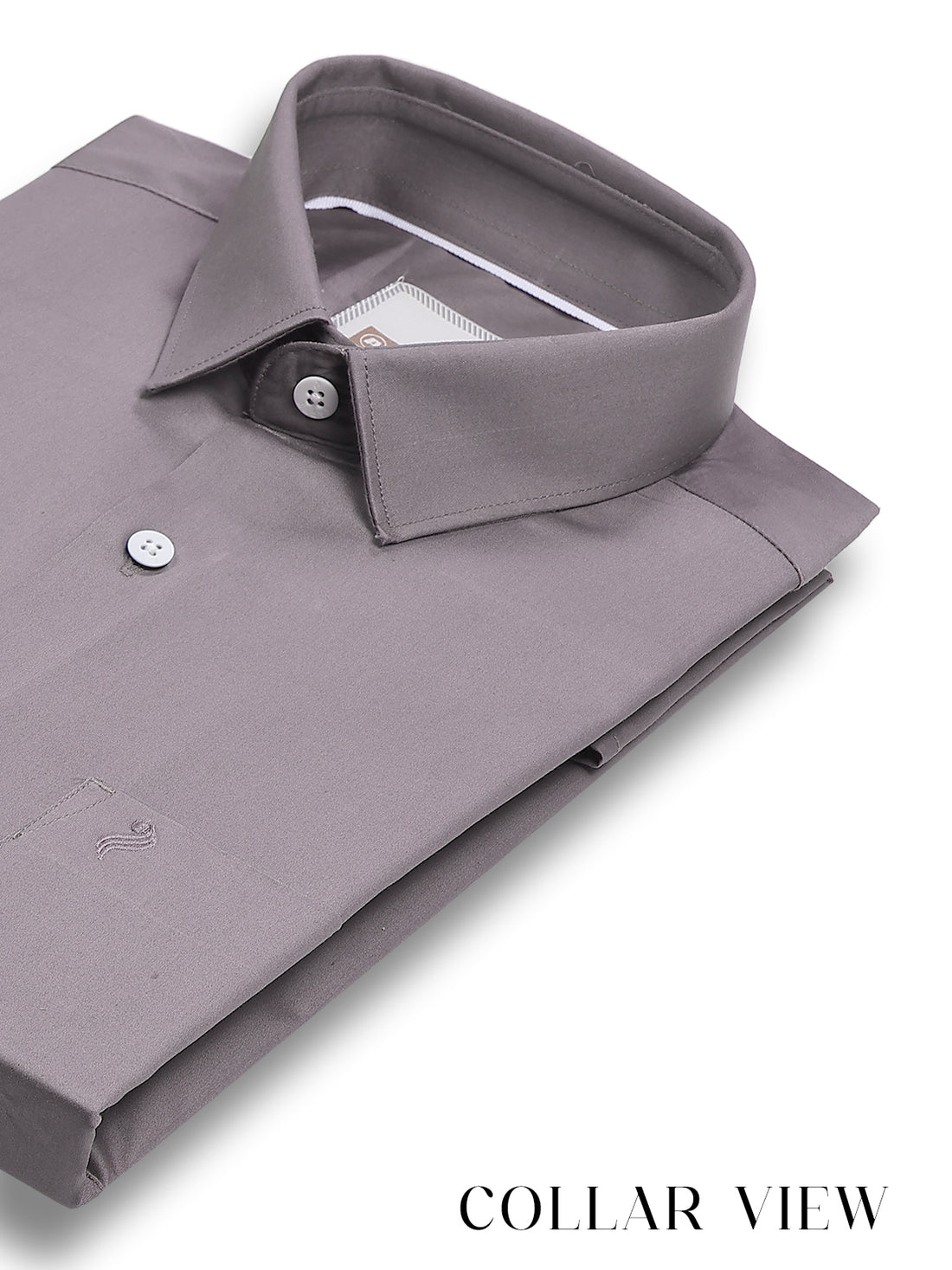 Carnival Best Casual Slim Fit Colour Shirt - Light Grey