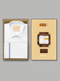 Rajalaya White Shirt & Small Border Dhoti 2.0 Mtr