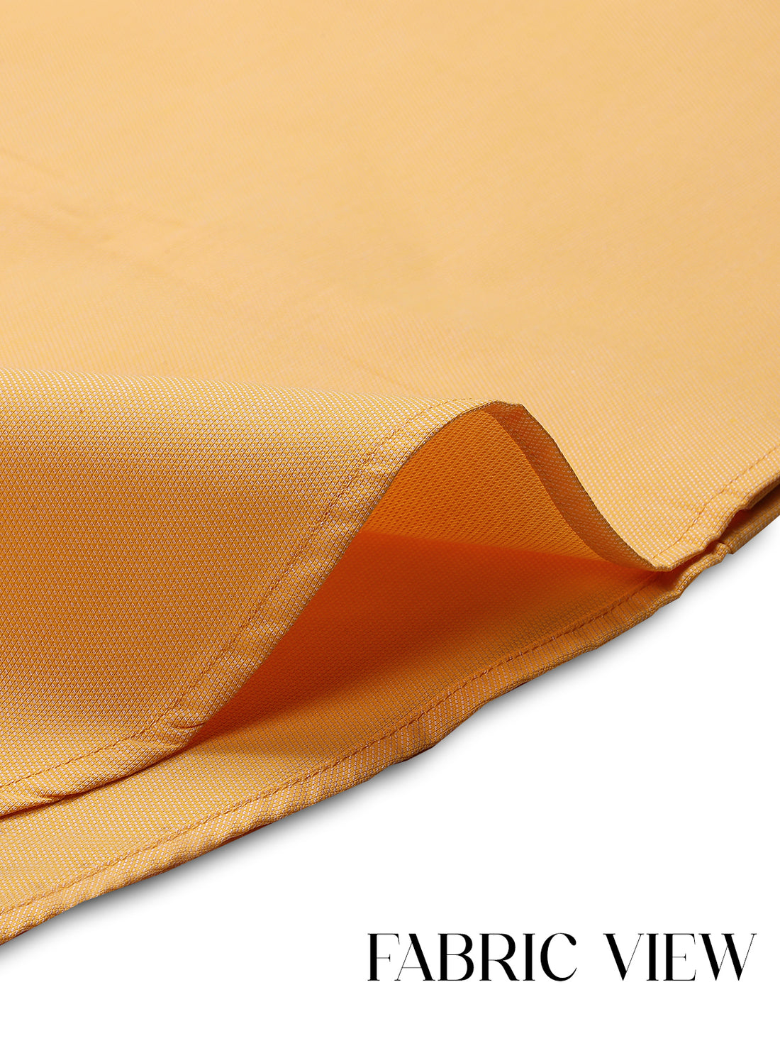Majesty Cotton Color Shirt - Indian Yellow