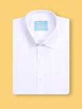 Crown Cotton White Shirt Regular Fit 