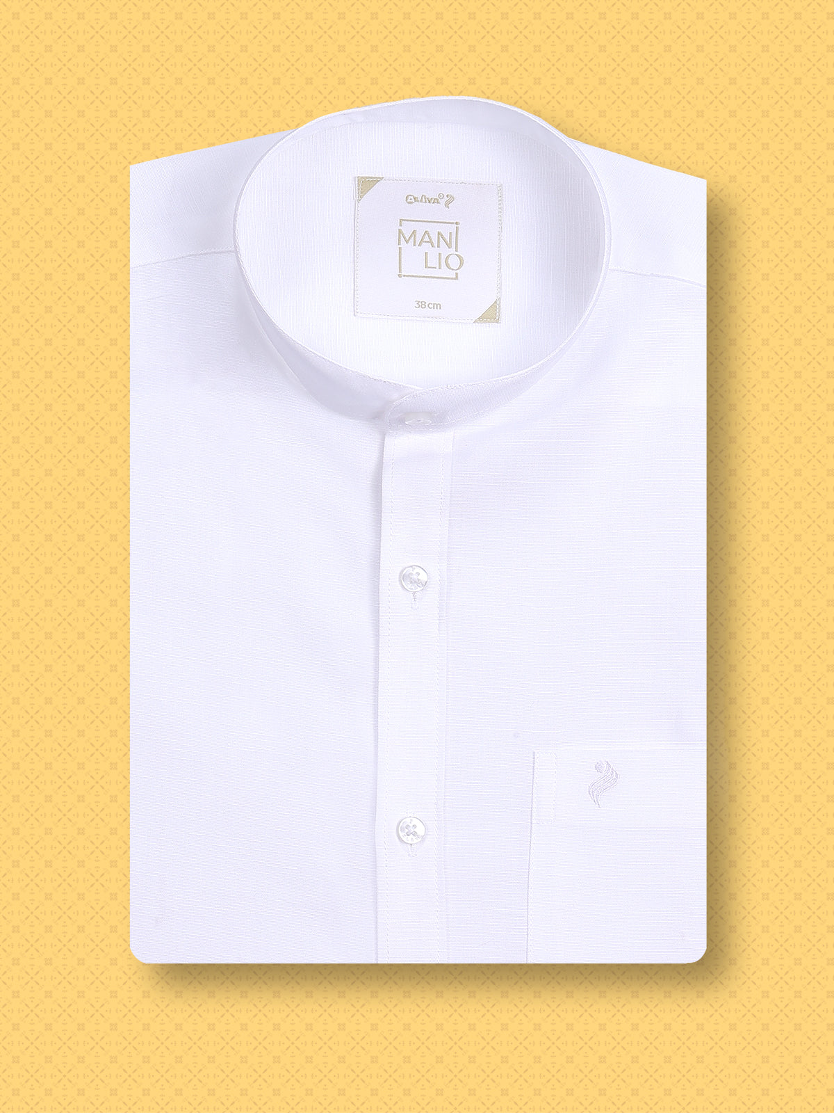 Alayacotton_Manlio Chinese Collar Linen Cotton Shirt 