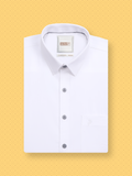 Alayacotton_Carnival Best Casual Slim Fit Colour Shirt - White