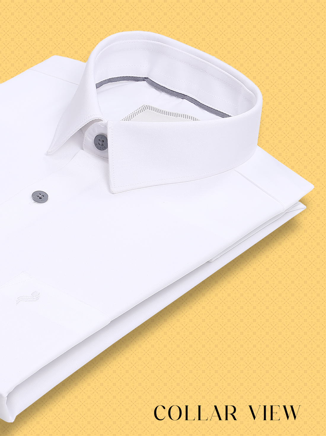 Alayacotton_Carnival Best Casual Slim Fit Colour Shirt - White