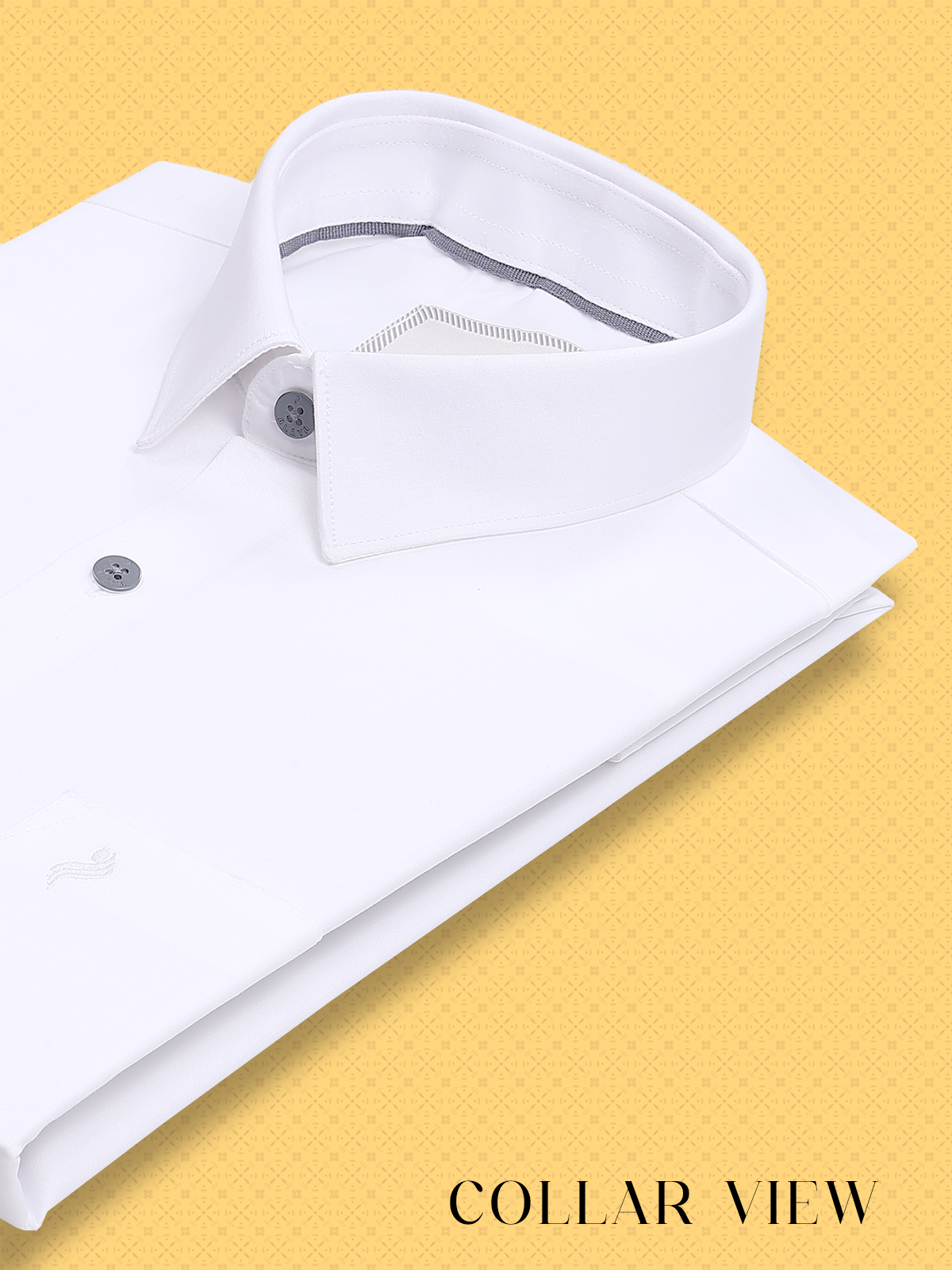 Alayacotton_Carnival Best Casual Slim Fit Colour Shirt - White