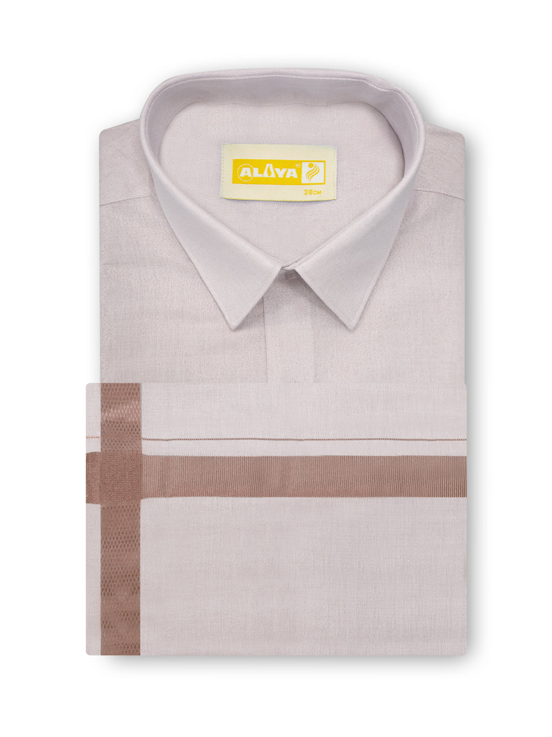 Kondattam Grand Tissue Shirt & Dhoti Combo - Quicksand