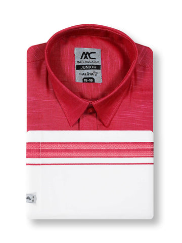 MC Junior Readymade Fancy Dhoti & Shirt Set - N1