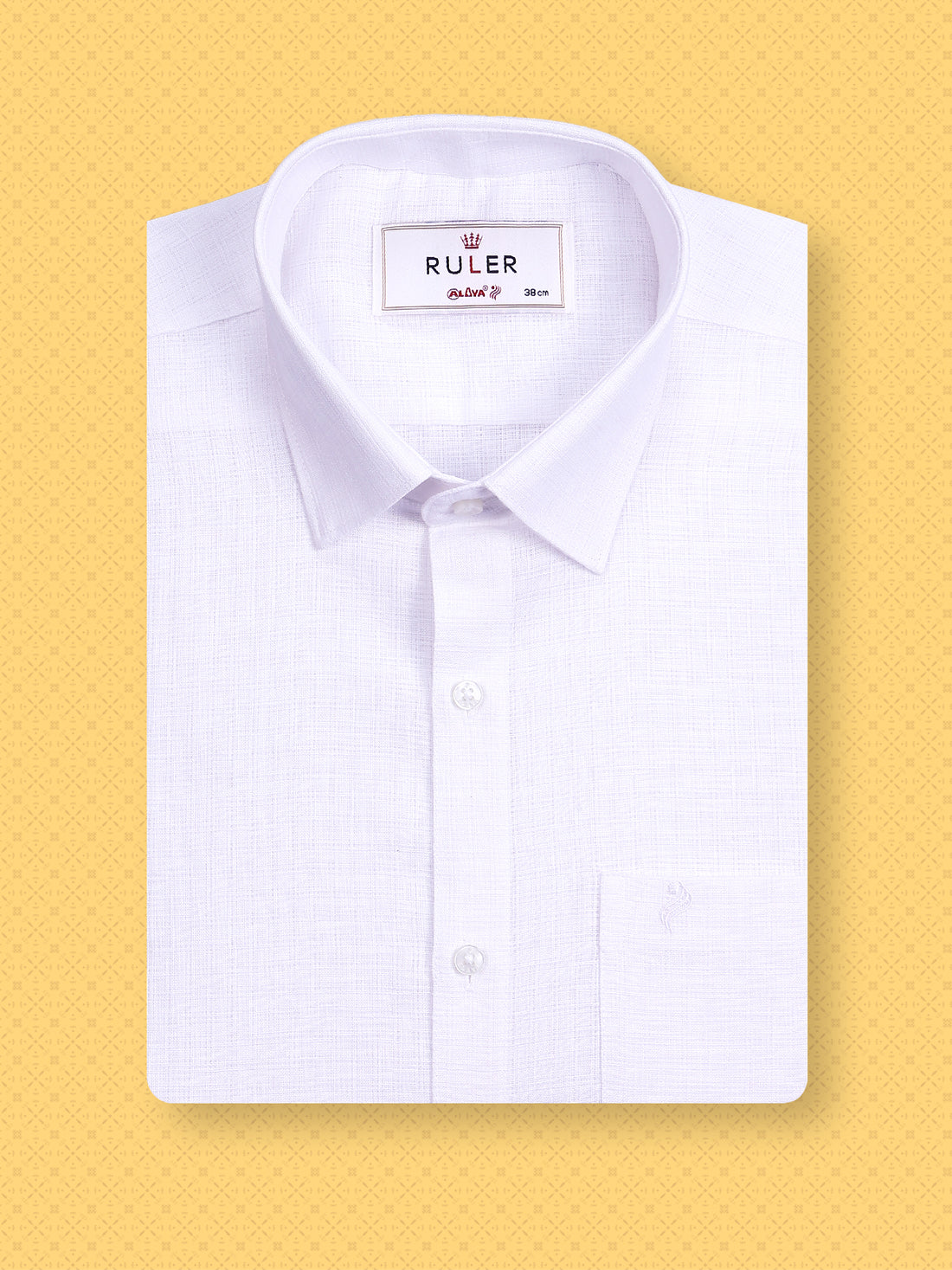 Ruler Mixed Cotton Shirt - FT8 - Regular Fit