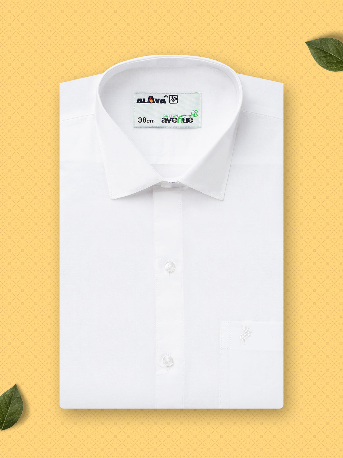 100% Cotton White Shirt - alaya cotton