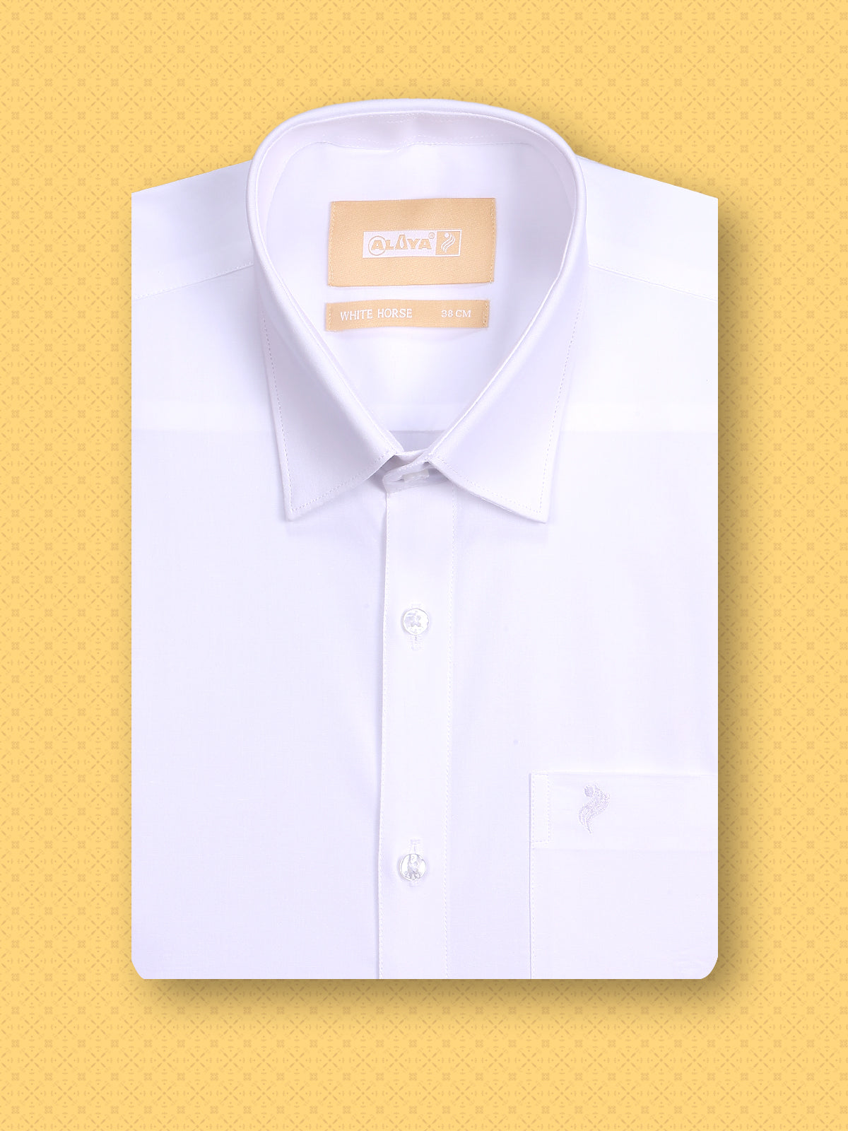 White Horse 100% Cotton Regular Fit Shirt