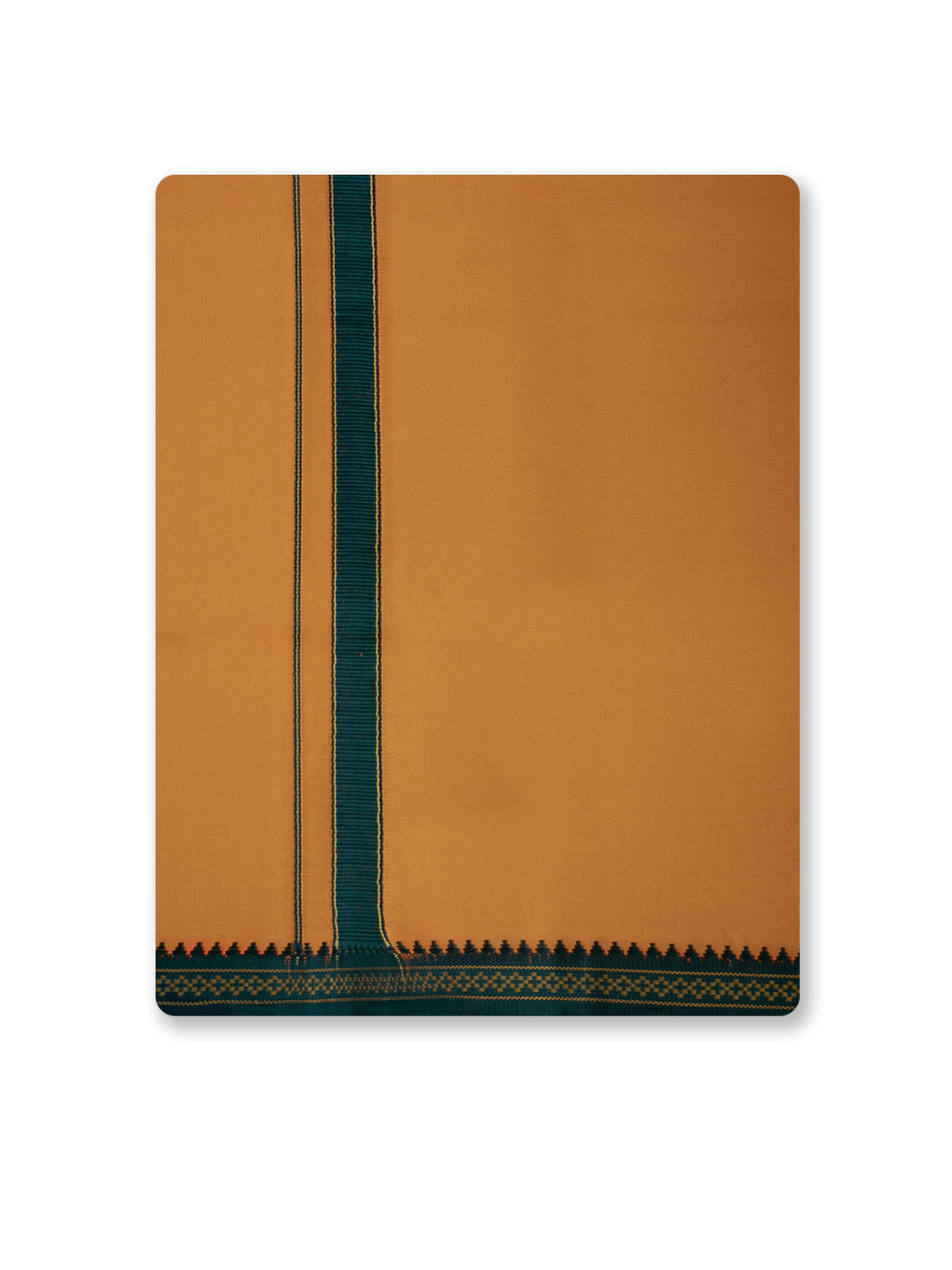 Konar Pet Kavi Colour Cotton 2.0 Meter Dhoti For Men