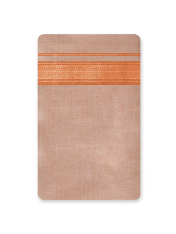 Kondattam Tissue Dhoti Copper Fancy Border 2.0 Mtr