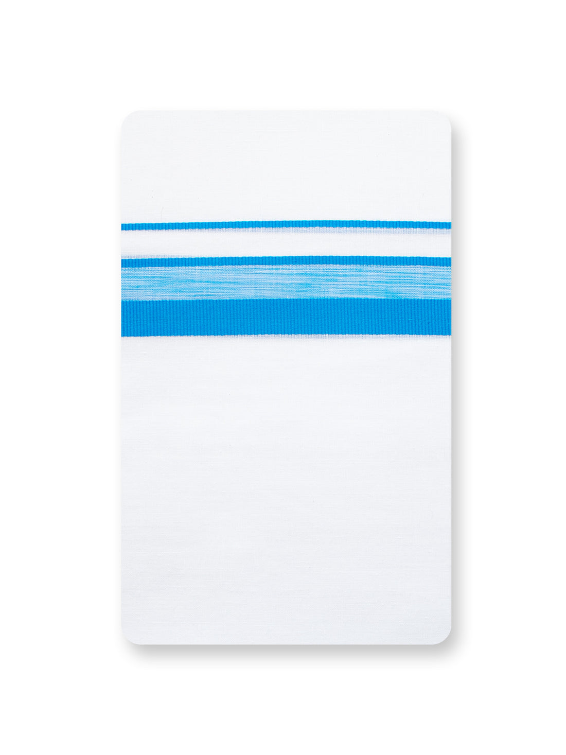 Fancy Border Double Dhoti - 3.80 Mtr - Blue