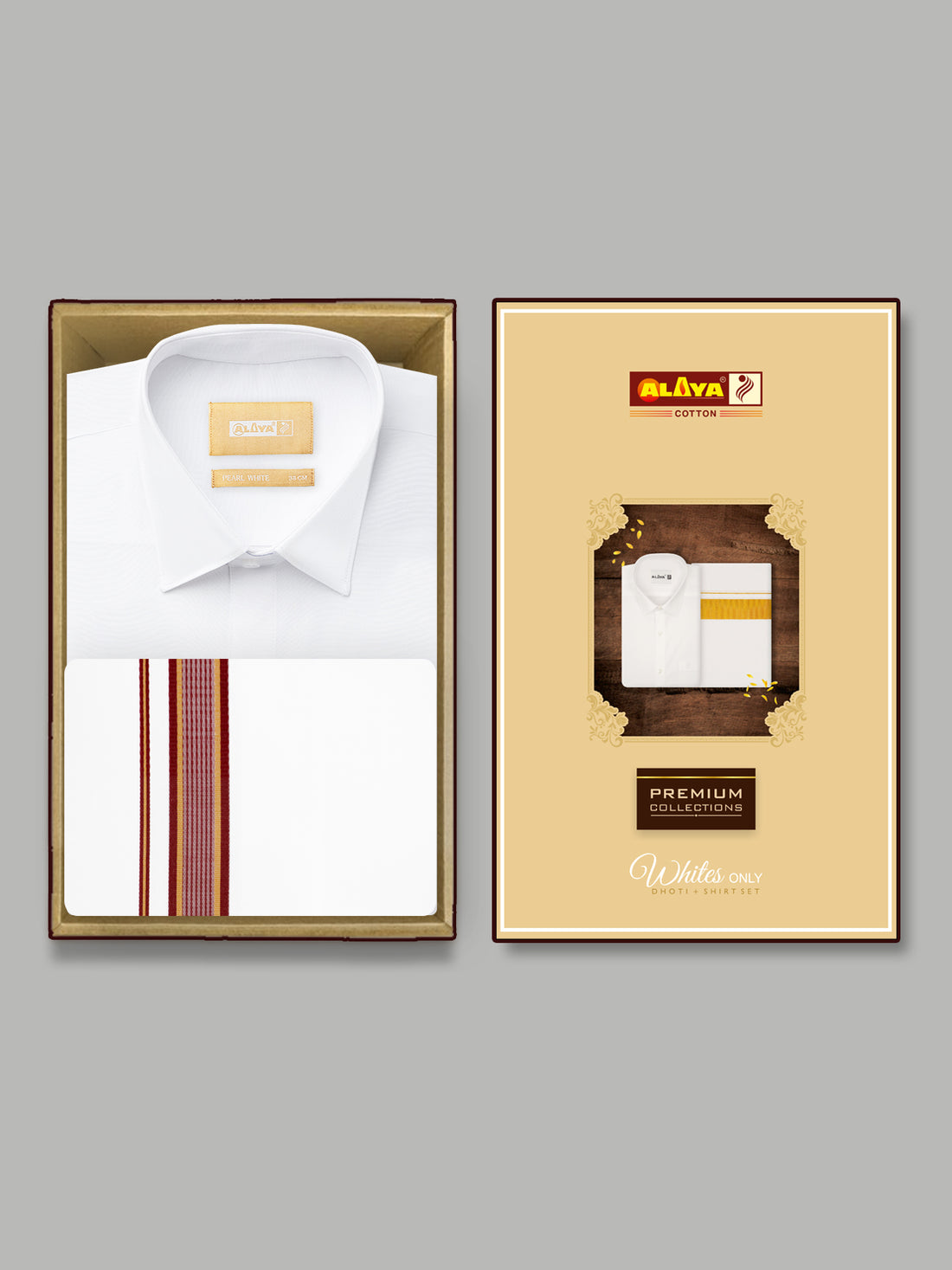 Alaya Cotton_White Shirt & Dhoti