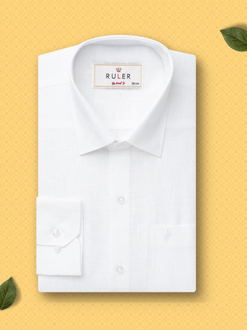 Ruler Mixed Cotton Shirt - FT2 - Regular Fit