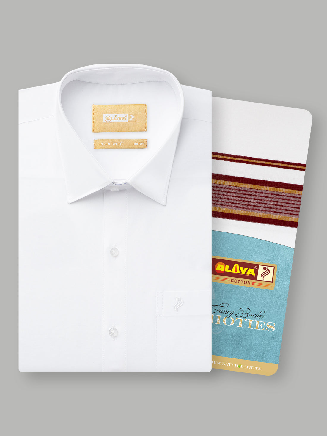Alaya Cotton_White Shirt & Dhoti