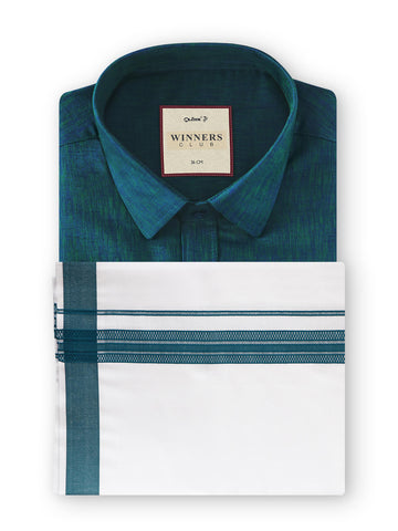 Winner Club Colour Shirts & Fancy Border Dhoti - Cyprus