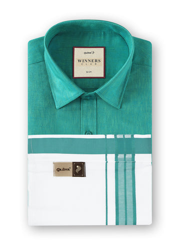 Winners Club 2.0 Shirts & Velcro Pocket Dhoti - Ocean Island