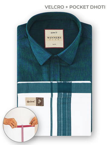 Winners Club 2.0 Shirts & Velcro Pocket Dhoti -Cyprus