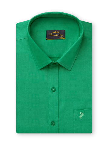 Harmony Premium Shirts & Fancy Dhoti  - Jade Green