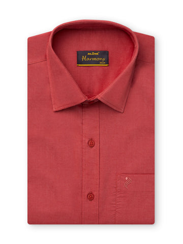 Harmony Premium Shirts & Fancy Dhoti  - Light Corel