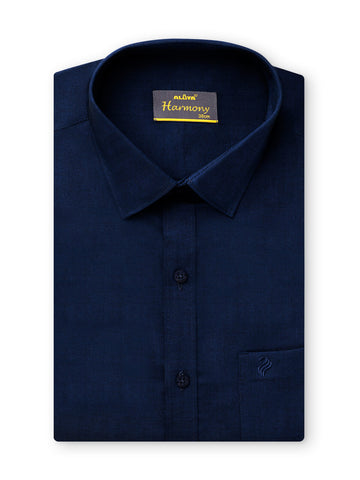 Harmony Premium Shirts & Fancy Dhoti  - Navy