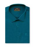  Premium Shirts & Fancy Dhoti  - Pacific Blue