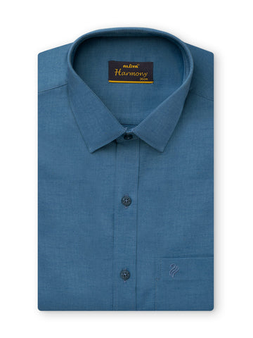 Harmony Premium Shirts & Fancy Dhoti  - Steel Blue