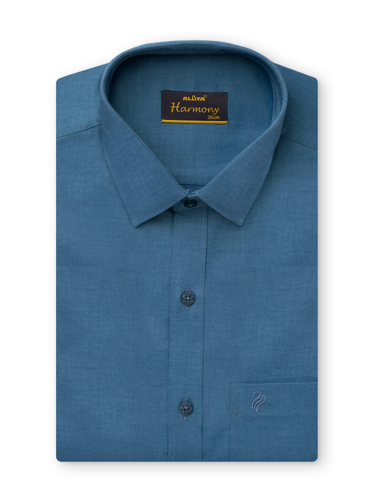 Premium Shirts & Fancy Dhoti  - Steel Blue