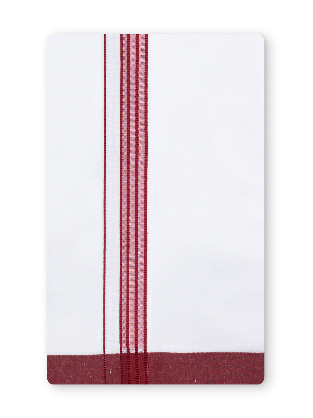  Premium Shirts & Fancy Dhoti  - Maroon