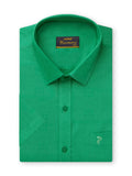 Slim Fit Cotton Shirt - Jade Green