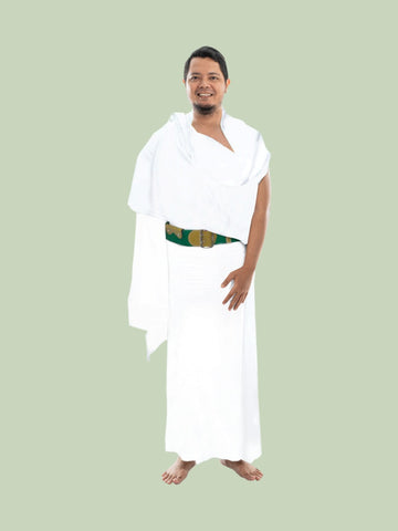 Iharam Mina Men Set- White
