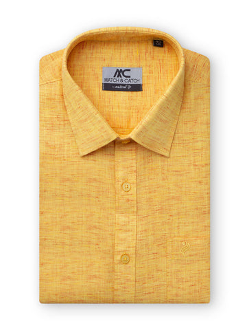 Match & Catch - Slim fit Colour Shirt - Bumble Bee
