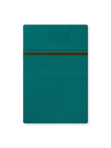 Om Muruga Green Colour Cotton Dhoti For Men - 2.0 Meter